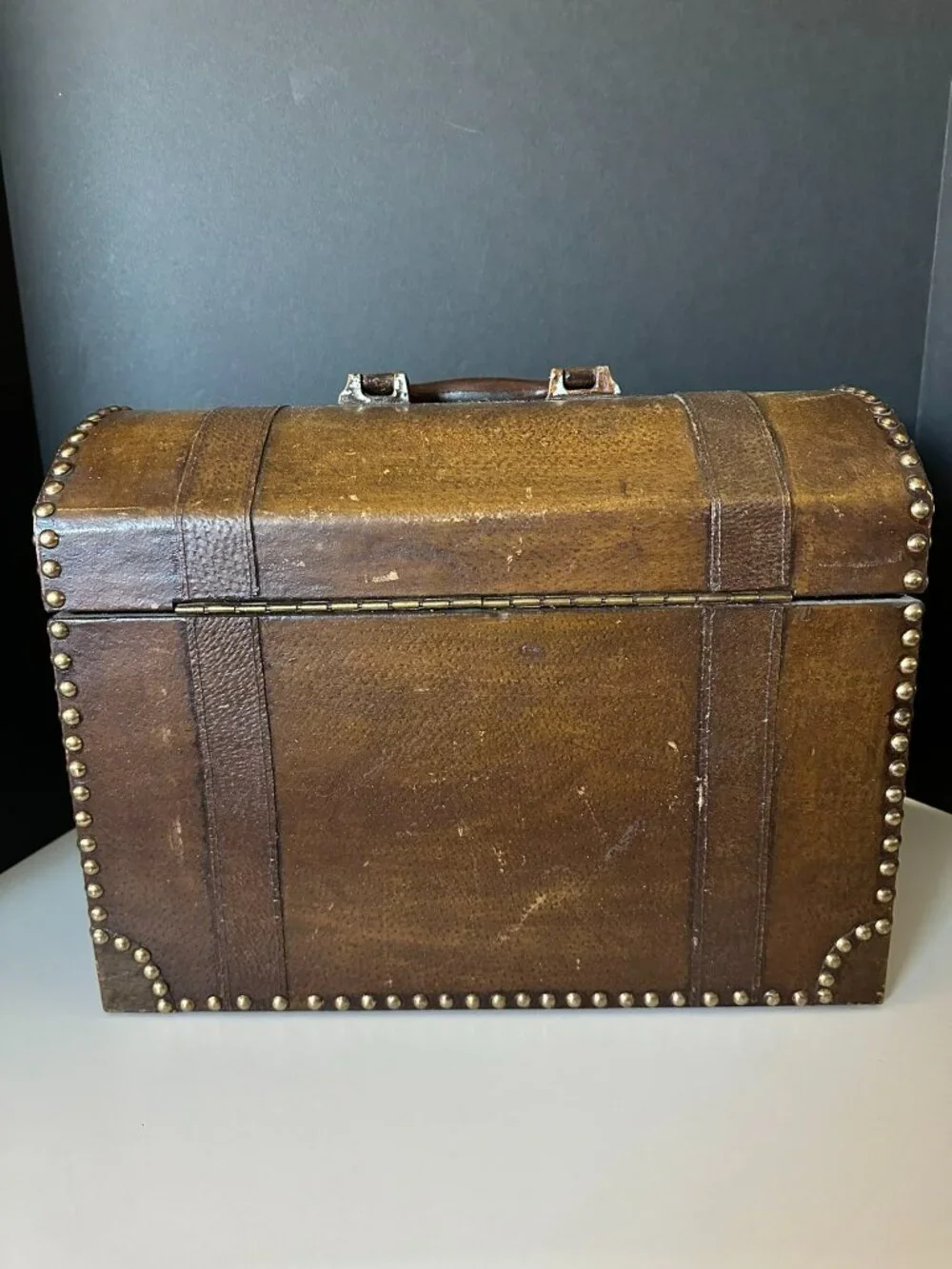 Vintage Style Studded Storage Trunk / Decorative Chest